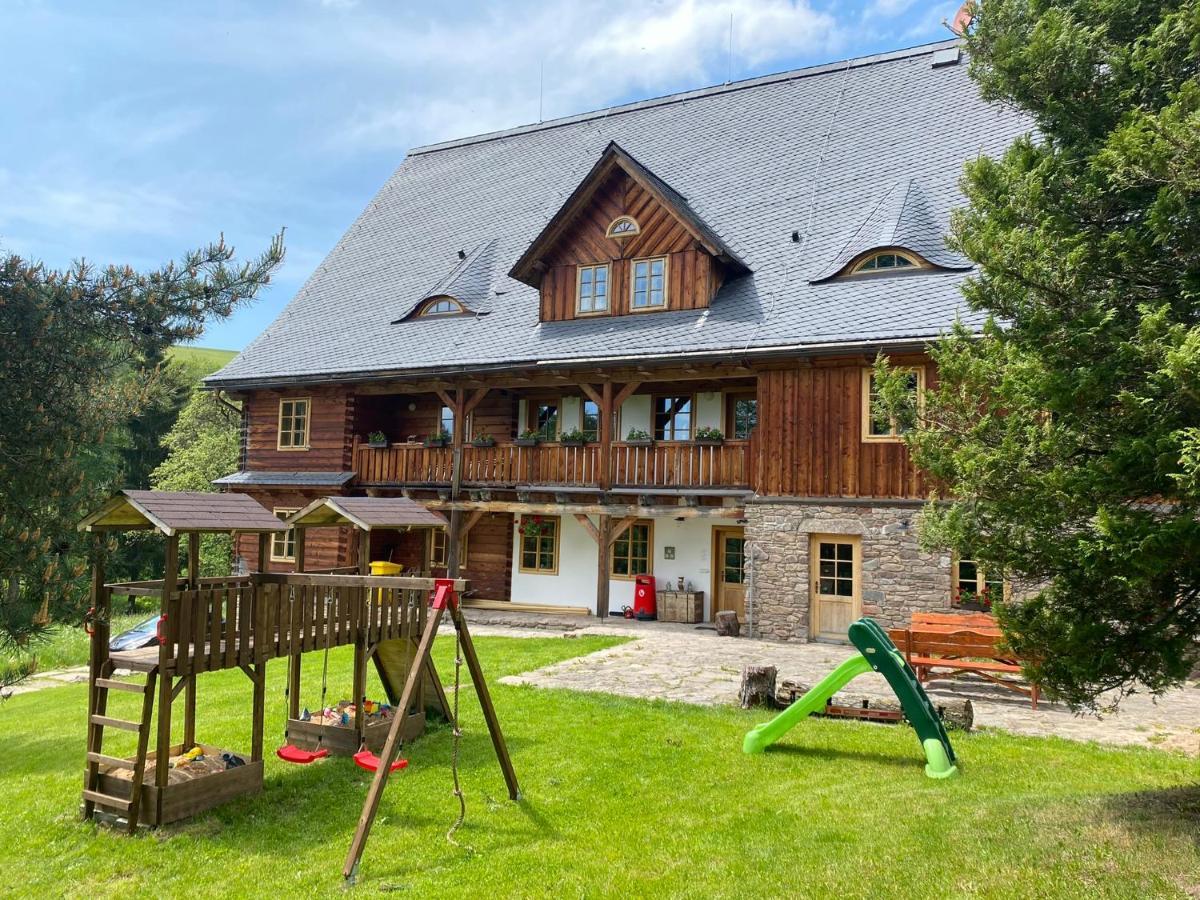 Samota U Hadince Hotel Bartosovice v Orlickych Horach ภายนอก รูปภาพ